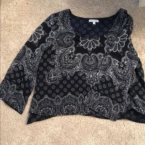 Navy Blue Open-Back Top